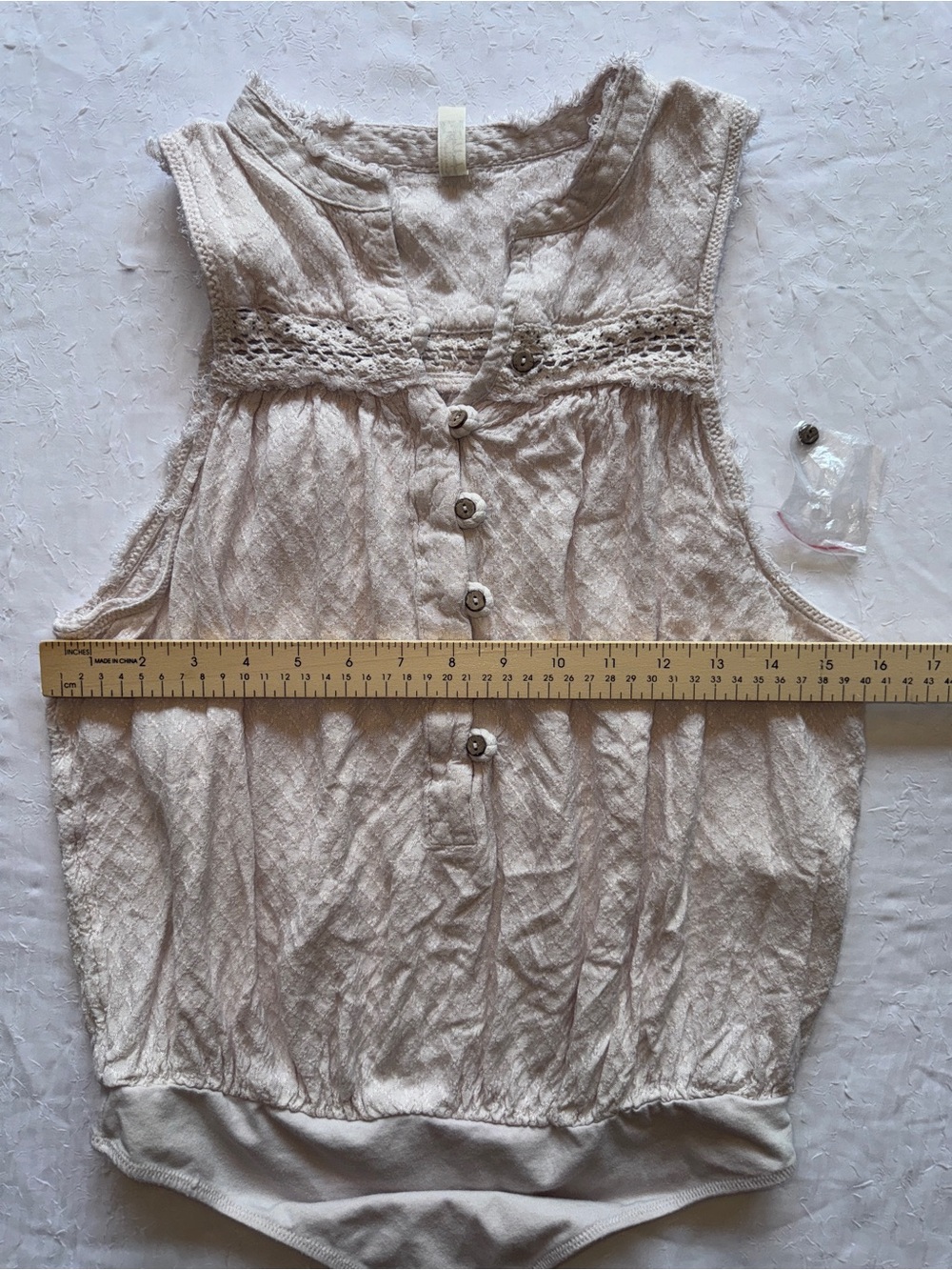 Free People $68 Bodysuit NWOT - Picture 6 of 10